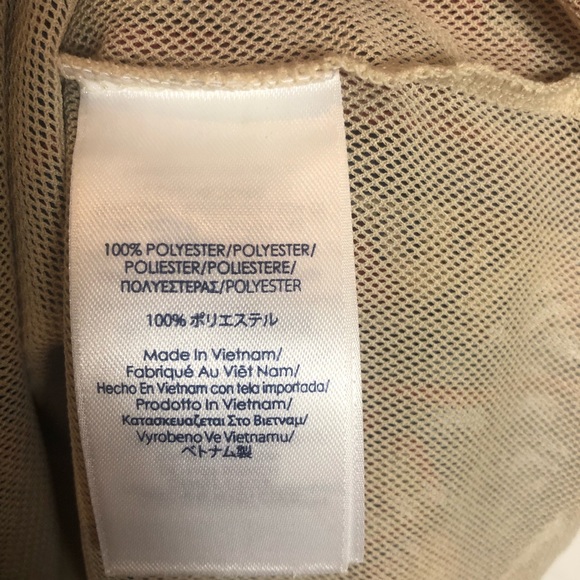 Chaps Denim 3/4 Sleeve Blouse with Ruffle V-Neck   Size XL - Picture 5 of 7